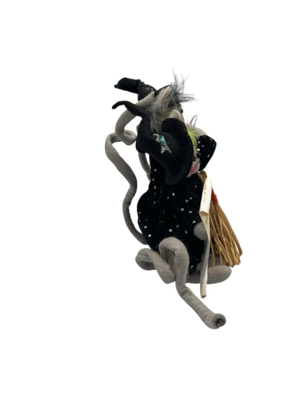 Annalee Hocus Pocus Triple Trouble Witch Doll Bullfrog 2004 Tag 7" Halloween - Picture 4 of 12